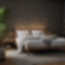 Different types of beds displayed in a showroom