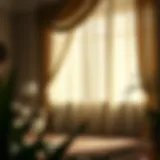 Elegant fabric draping showcasing the interplay of light and shadow