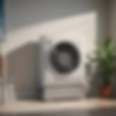 Final setup of a central air conditioning unit