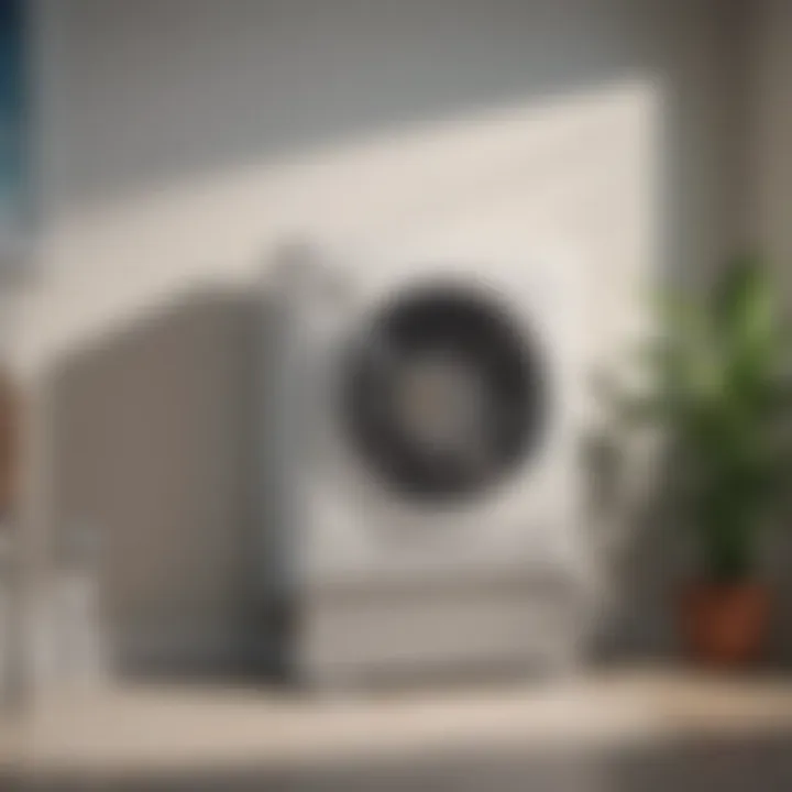 Final setup of a central air conditioning unit