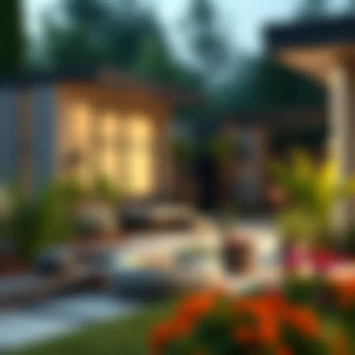 Elegant Small Yard Landscaping Elegant small yard landscaping design with vibrant plants