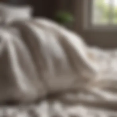 Sustainable Cotton Fibers: Eco-Friendly Bedding Natural cotton fibers showcasing sustainability