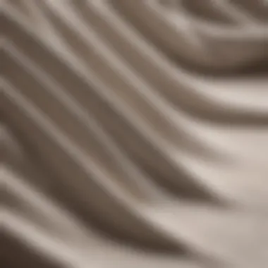 High Thread Count Cotton Fabric: Quality Matters Close-up of high thread count cotton fabric