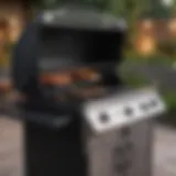 A premium gas grill showcasing advanced features and sleek design