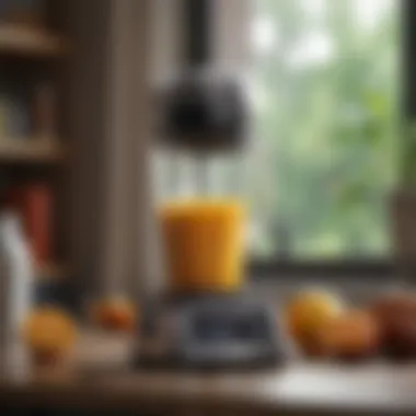 Blender Features Blender features displayed on a digital screen