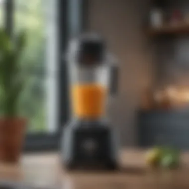 High-performance blender with a modern design