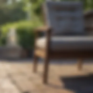 Maintenance Tips for Outdoor Furniture Maintenance tips displayed on outdoor furniture