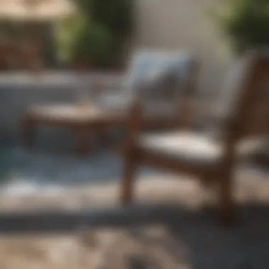 Materials Suitable for Saltwater Exposure Variety of materials used for outdoor furniture in salty environments