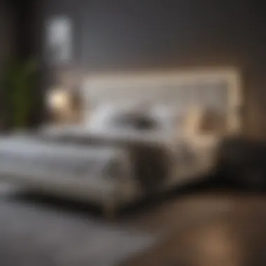Modern Bed Design Inspiration A beautifully designed modern bed in a stylish bedroom setting