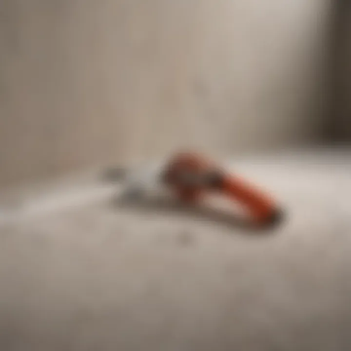 Tools and materials for drywall repair