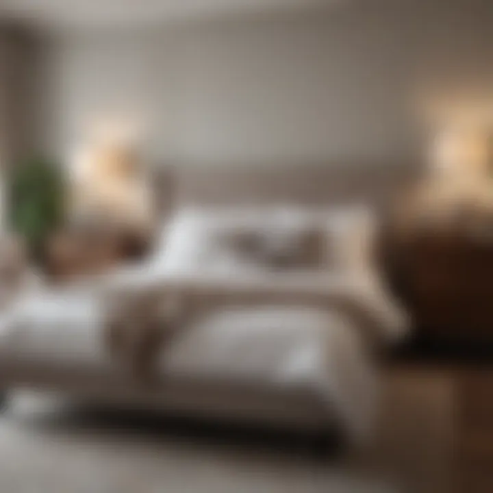 Elegant bedroom setting featuring Boll and Branch products