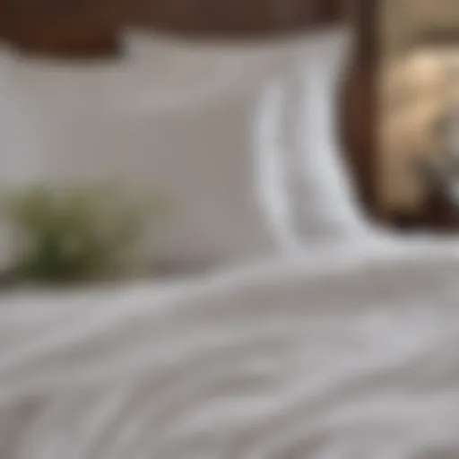 Luxurious bedding arrangement showcasing Boll and Branch sheets