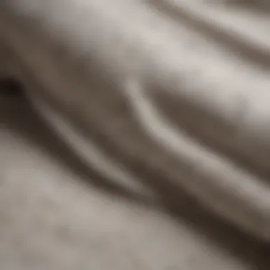Close-up of premium fabric texture of Boll and Branch sheets