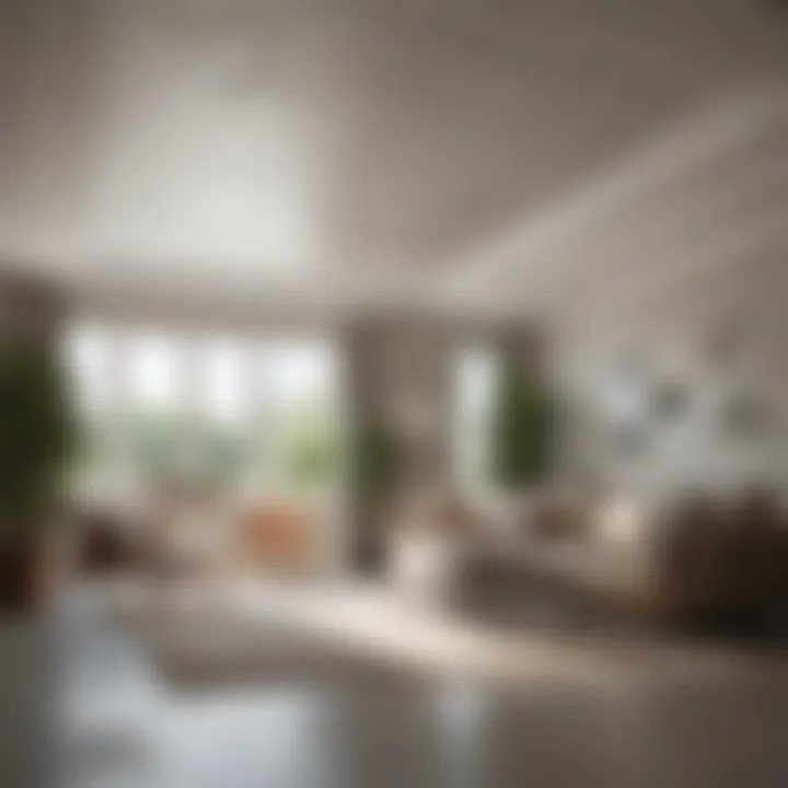 Clean and dust-free ceiling showcasing a pristine environment
