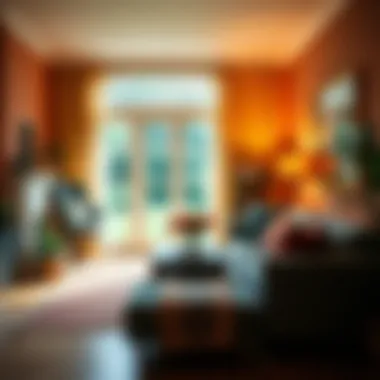 A cozy room radiating a warm and inviting atmosphere