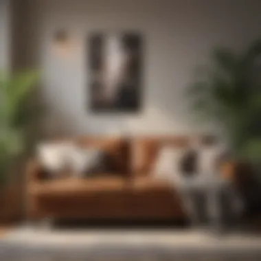 Cozy Couch for Plus Size Individuals A cozy, spacious couch designed for comfort