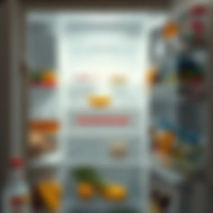 Spotless and Organized Fridge Organized refrigerator interior