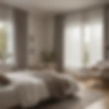 Achieving Comfort with Light Control Solutions Cozy bedroom with optimal light control using blinds and curtains