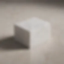 Close-up view of the Mr. Clean Magic Eraser showing its texture and material