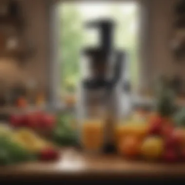 Fresh Ingredients for Juicing An array of fresh fruits and vegetables ready for juicing