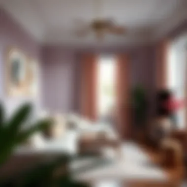 Color palette selection for room repainting