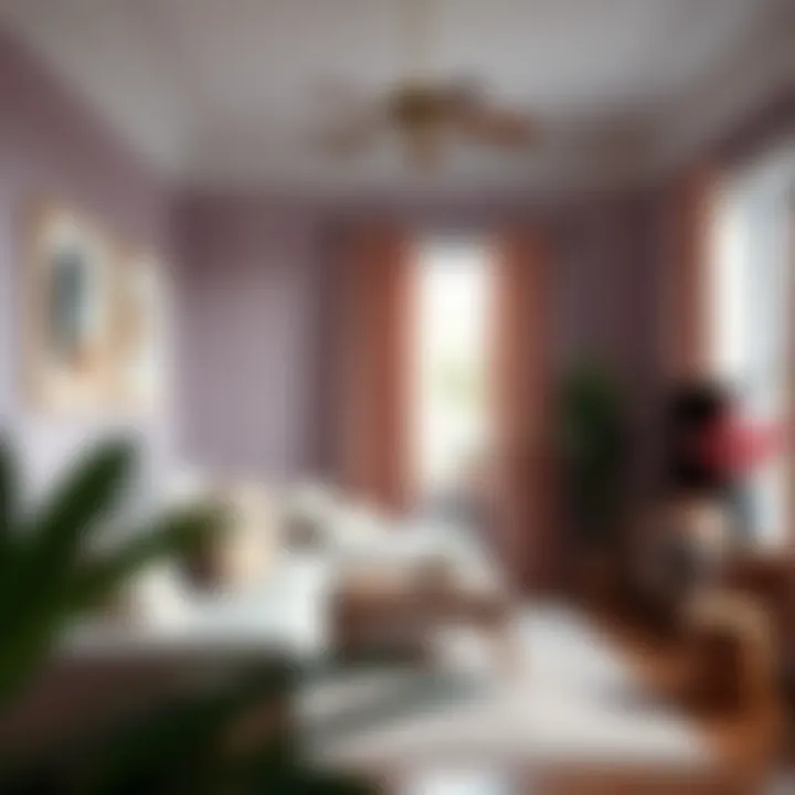 Color palette selection for room repainting