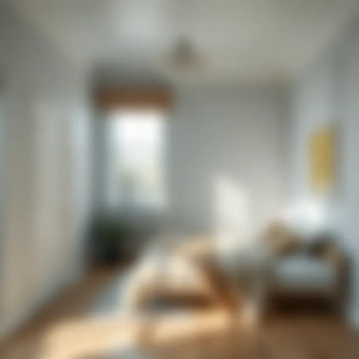 Beautifully finished room after repainting