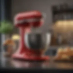 A sophisticated stand mixer showcasing its sleek design and robust build