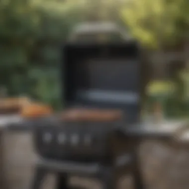 A variety of outdoor grills arranged for comparison