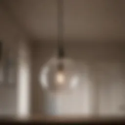 Elegant pendant lighting for a small foyer