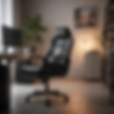 Ergonomic Furniture for Comfort During Long Gaming Sessions Ergonomic gaming chair paired with a stylish desk