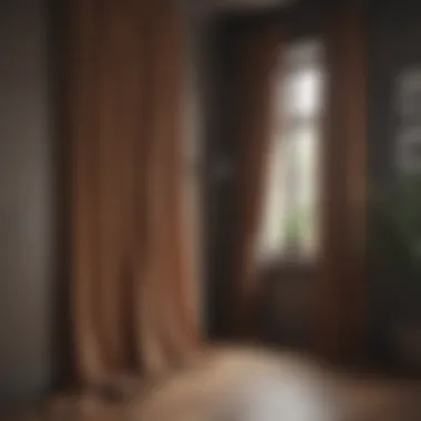 Interior Design with Curtain Rods Interior space enhanced by well-placed curtain rods