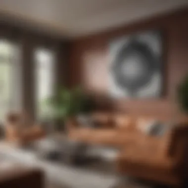 Art and Tech Fusion in Living Room Integration of art and technology in living room design