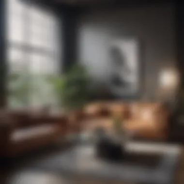 Decor Elements for a Harmonious Space Stylish decor elements enhancing the living room's ambiance