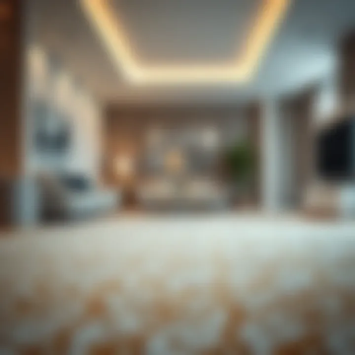 Different carpet styles to enhance living room aesthetics