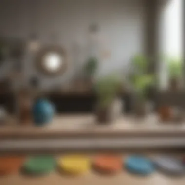 Crafting the Perfect Color Palette Mood board illustrating different color palettes for interior spaces