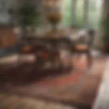 Choosing Rugs that Harmonize with Dining Decor Stylish rug options that complement a modern dining set