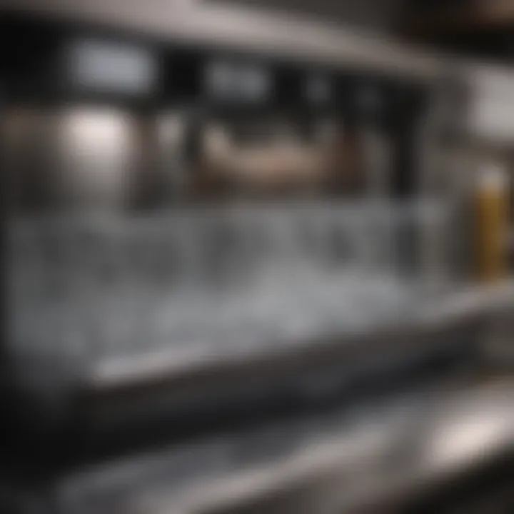 Visual representation of the dishwasher wash cycle stages