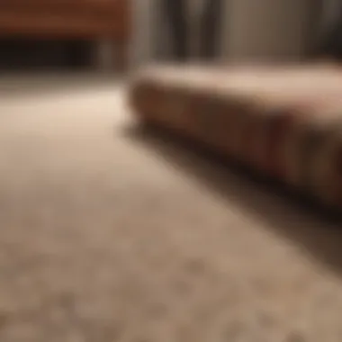 Professional Cleaning Results Before and after comparison of a professionally cleaned area rug