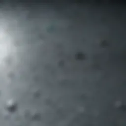 Close-up of water stains on a glass surface