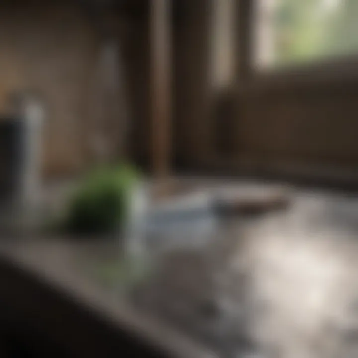 Tools and materials for removing water stains