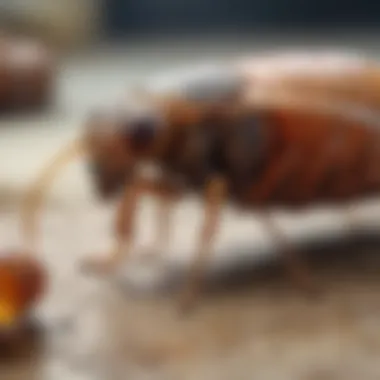 Understanding the Flea Life Cycle Illustration of flea life cycle
