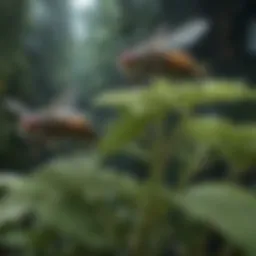 Common flies found on plants