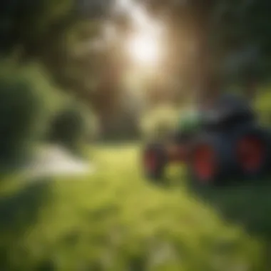 Applying selective herbicides for effective weed management Selective herbicides application on lawn