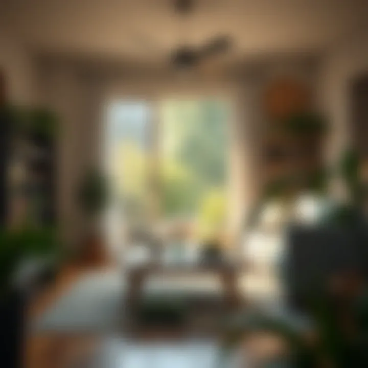 Flea-free home environment illustration