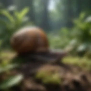 Natural barriers created to protect plants from snails