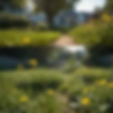 Transformation of a Dandelion-Free Lawn Before and after comparison of a dandelion-free lawn