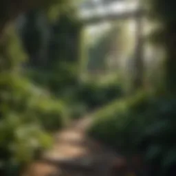 Lush garden with thriving plants and minimal weeds