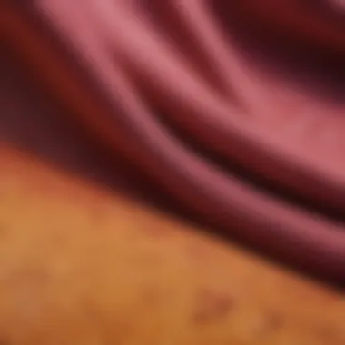 Fabric Stains: Understanding the Challenge Close-up of vibrant fabric with paint stains