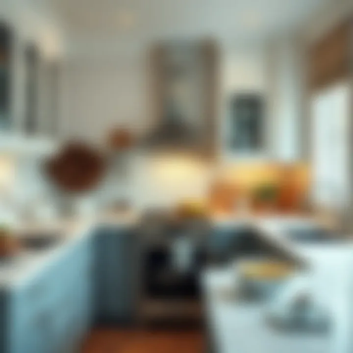 Bright kitchen with updated fixtures and organized countertops